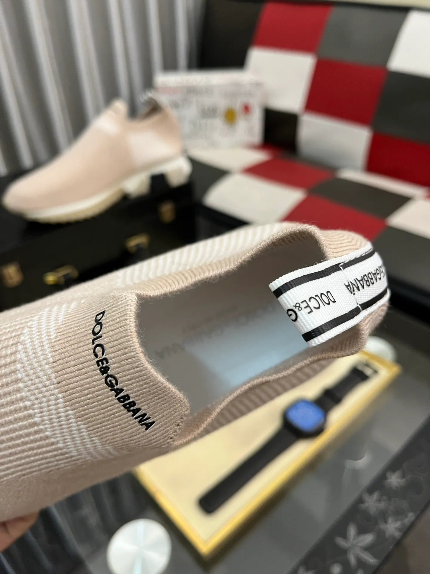 Men's men's shoes💰340⌚️⌚️【DG～】men's casual shoes 2022z cabinet simultaneous sale 🔶🔷🔜The upper is made of cowhide spliced fabric ➕Mesh lining, which is comfortable and breathable. The sole is: the original comfortable and wear-resistant outsole, ⚠️The real thing📱Photographed🎬The real thing is better📢📢📢Size: 35-46